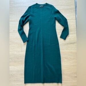 Banana Republic Teal Long Sleeve Dress